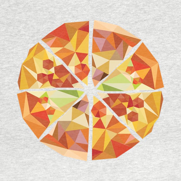 Geometric pizza by bullshirter